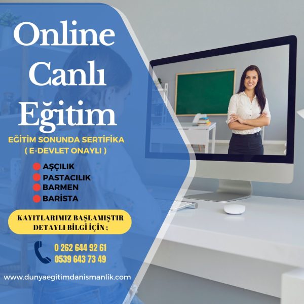 Online Canlı Eğitim sertifika Programları